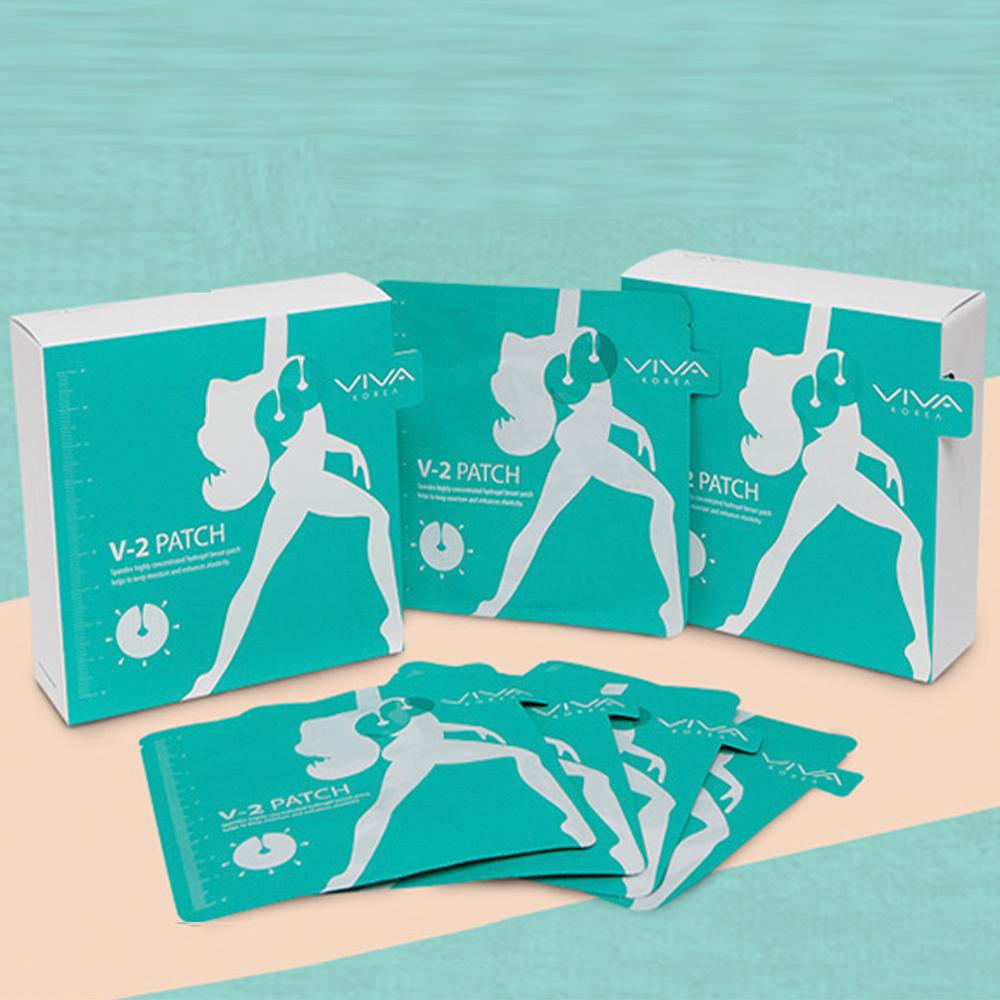 conveniently moisturizing skin Viva Korea V2 patch with nimial oil, palm oil, etc (1BOX (14 pieces))
