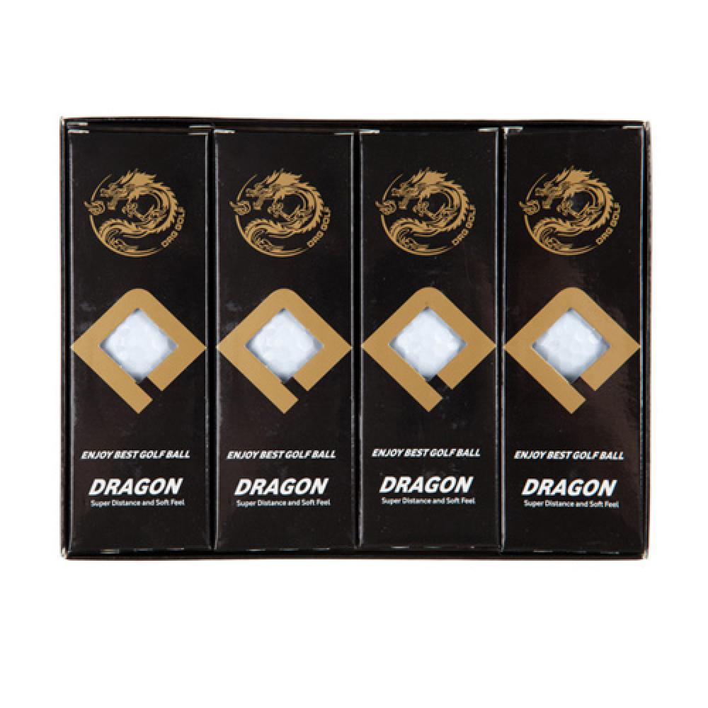 DRG DRAGON 2-Piece Golf Ball 1 Dozen (12 Balls) | Rubber Cover, Long Distance