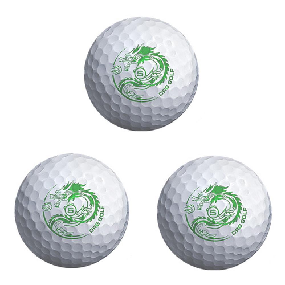 DRG DRAGON 2-Piece Golf Ball 1 Dozen (12 Balls) | Rubber Cover, Long Distance