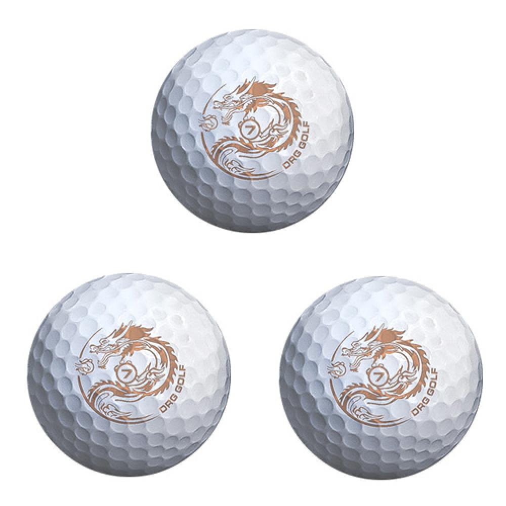 DRG DRAGON 2-Piece Golf Ball 1 Dozen (12 Balls) | Rubber Cover, Long Distance