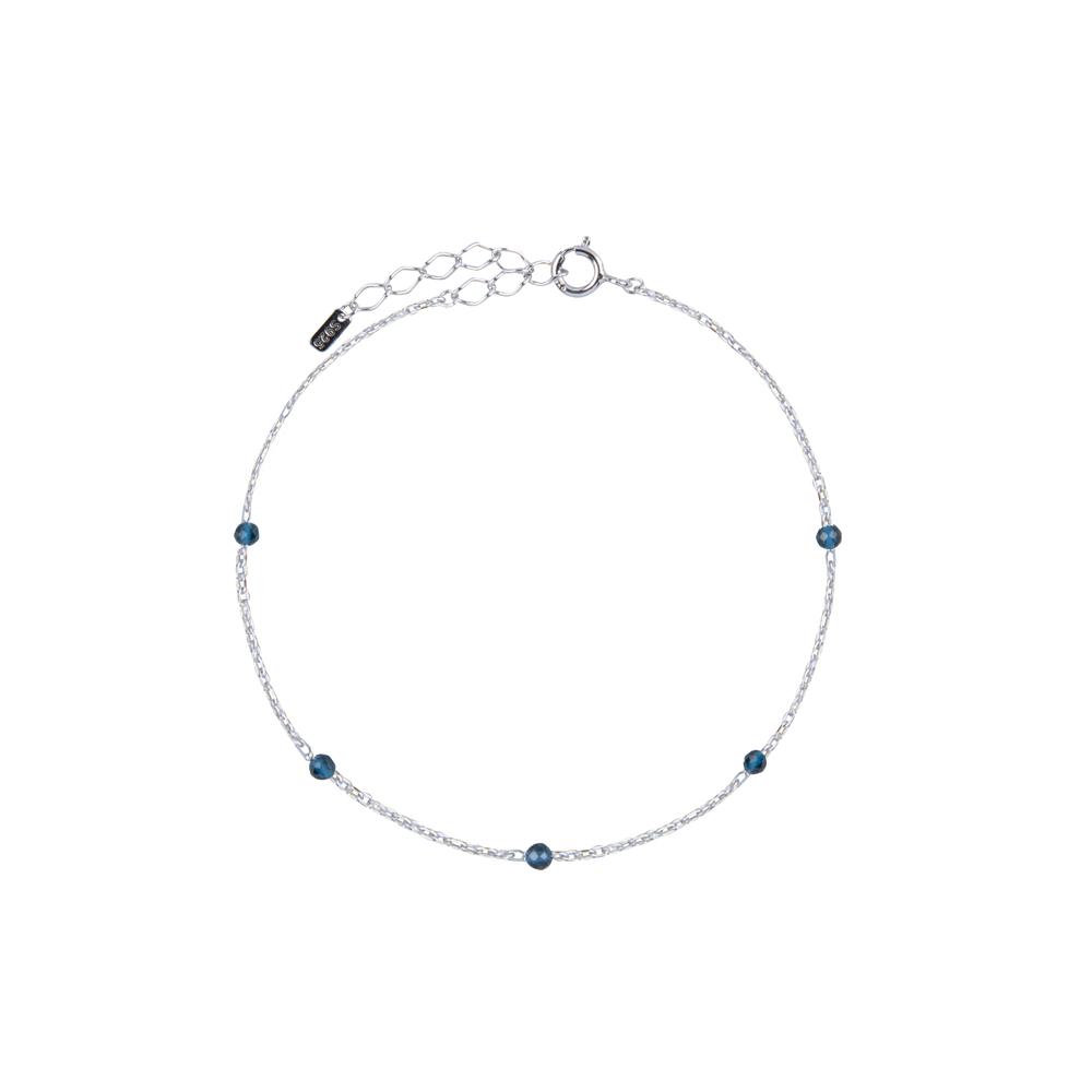 Blue d Sliver Bracelet