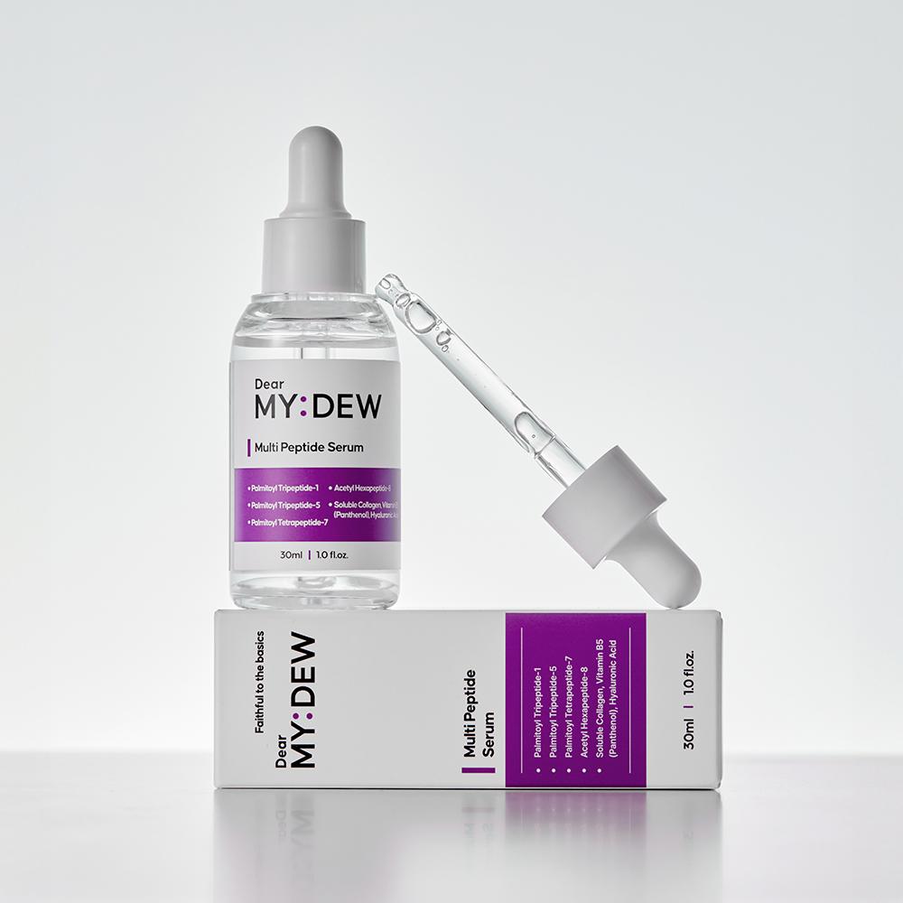 DearMYDEW Multi Peptide Complex Serum with Vegan Collagen, Niacinamide, Hyaluronic Acid for Anti-Agi