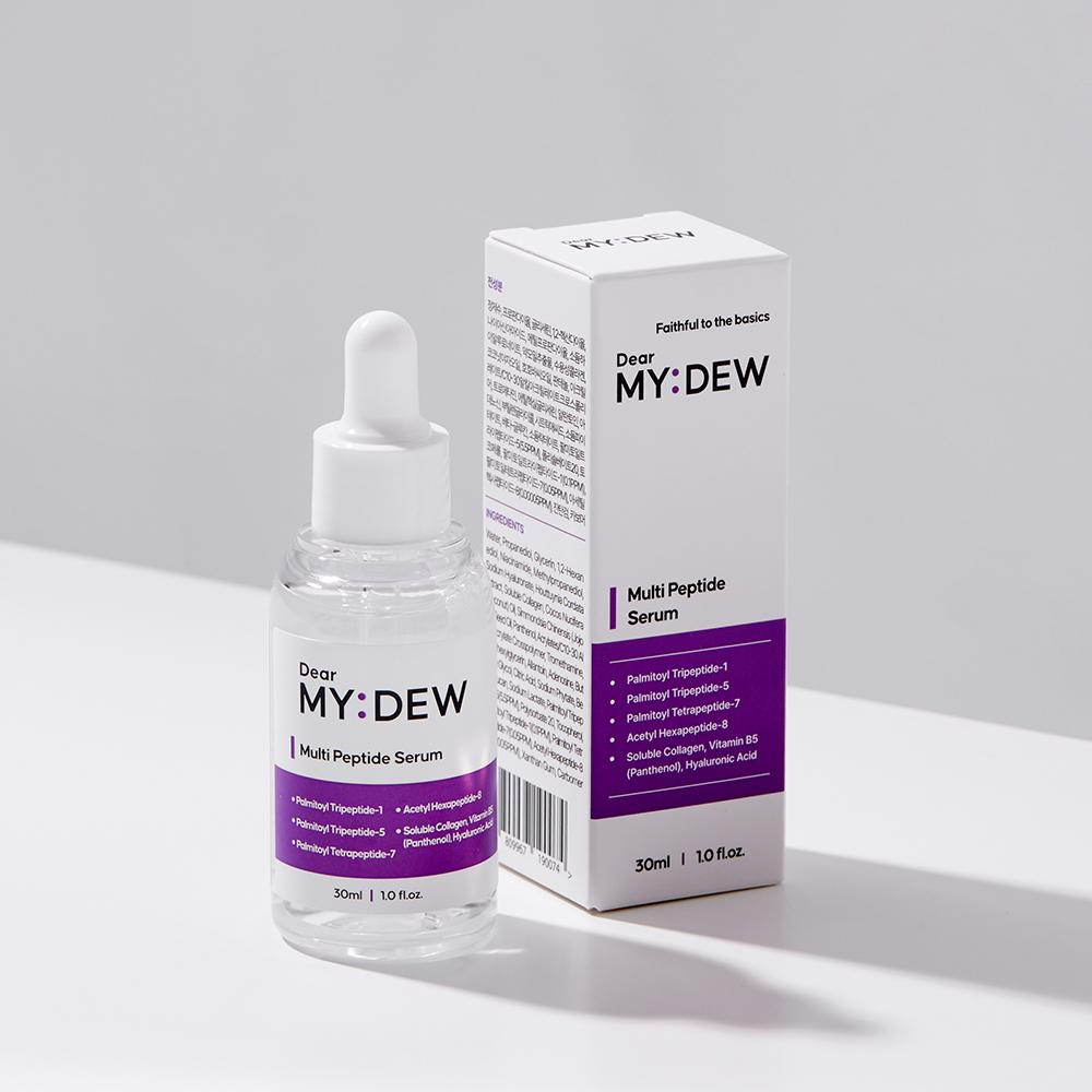 DearMYDEW Multi Peptide Complex Serum with Vegan Collagen, Niacinamide, Hyaluronic Acid for Anti-Agi