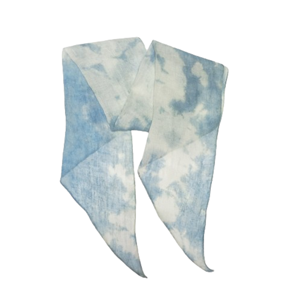Linen mesh indio dyed  scarf