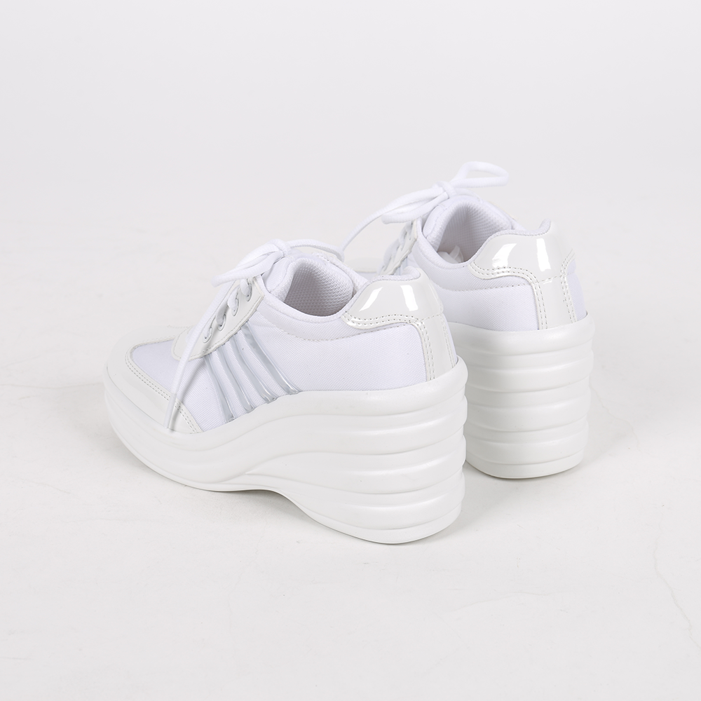 Sky Platform Sneakers , Worn by Korean Cheerleaders , K-fashion